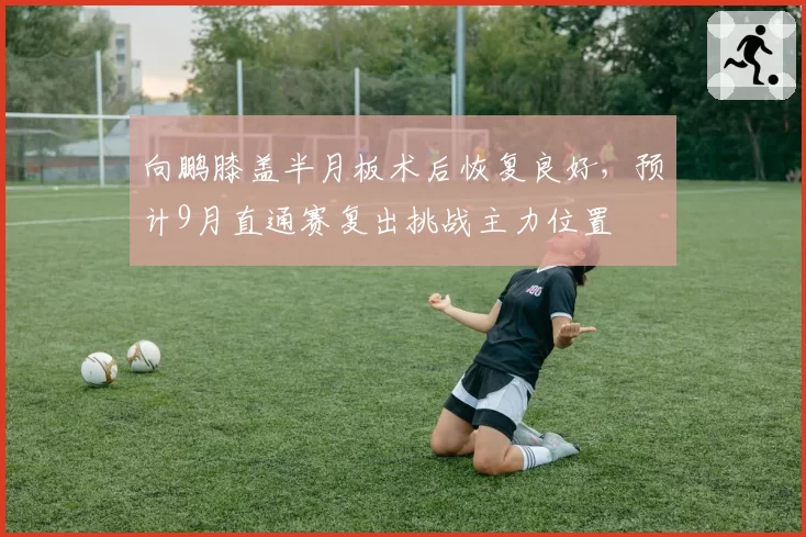 向鹏膝盖半月板术后恢复良好,预计9月直通赛复出挑战主力位置